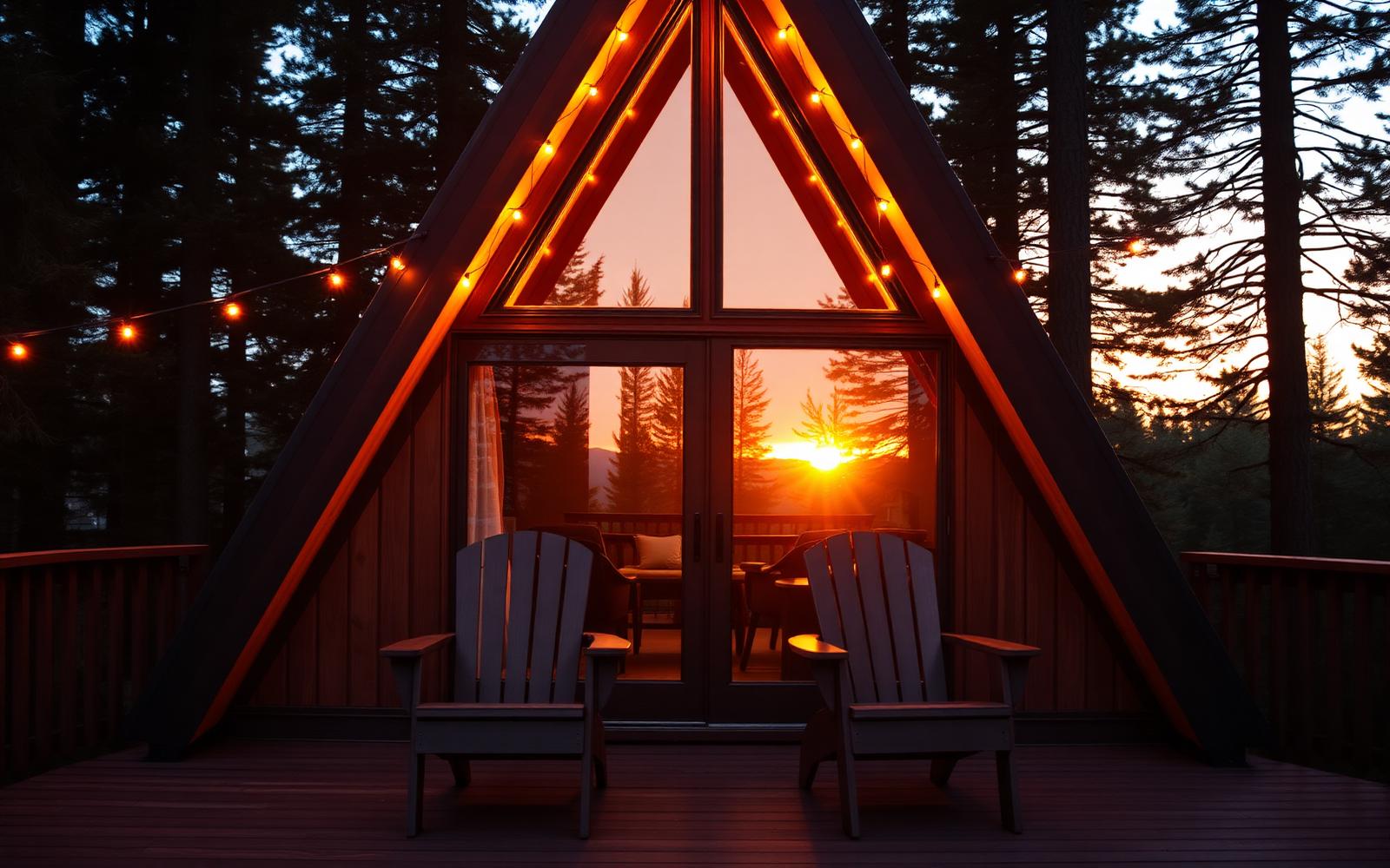 A-frame на заході